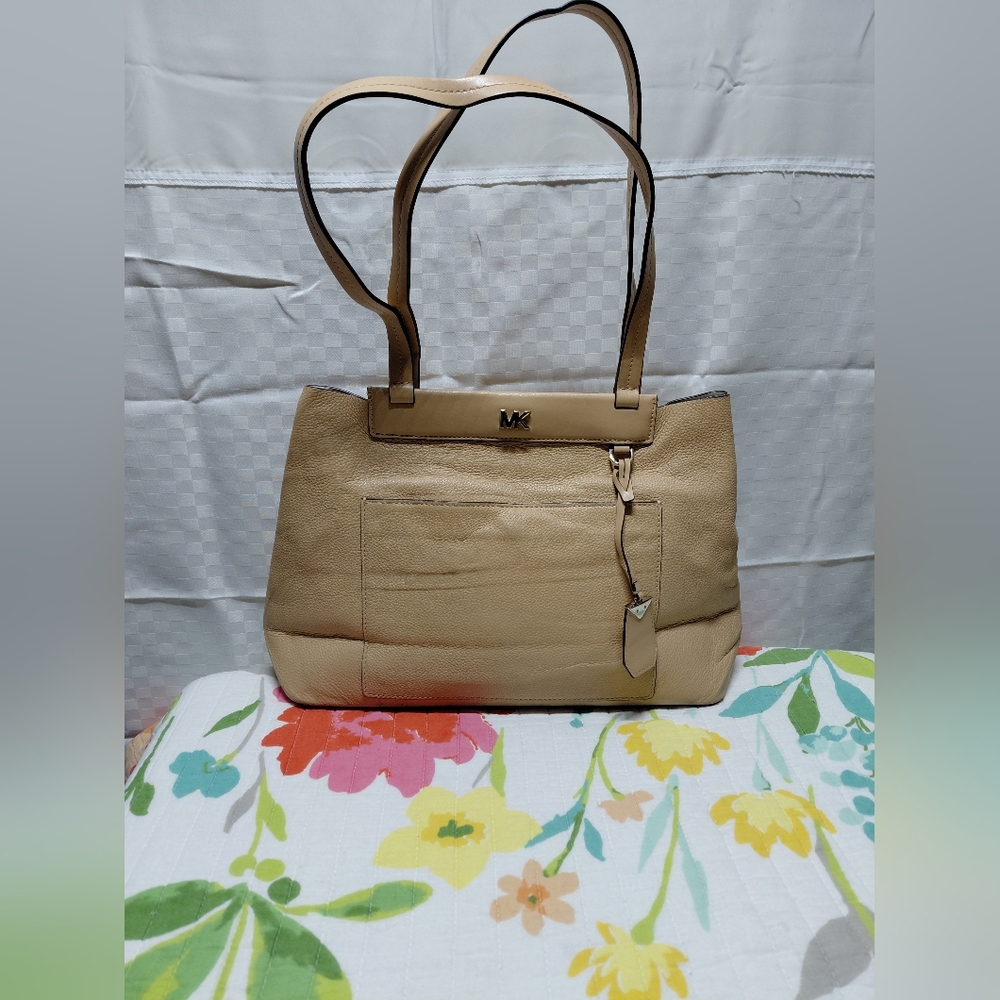 Michael Kors Tan Leather Tote Bag